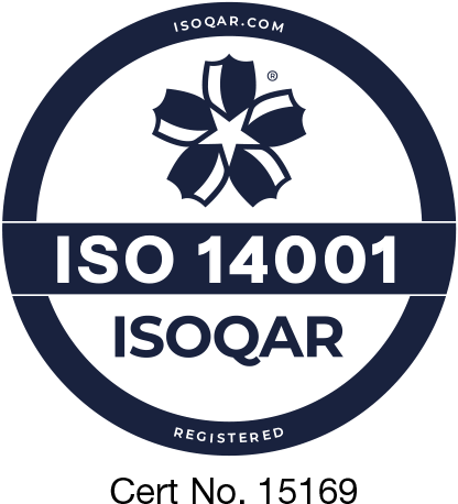 ISO 14001 accreditation logo