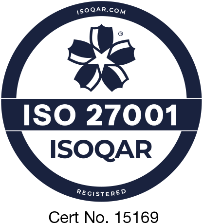 ISO 27001 accreditation logo