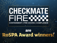 Checkmate Fire Wins Internationally Recognised Health & Safety Accolade From RoSPA!